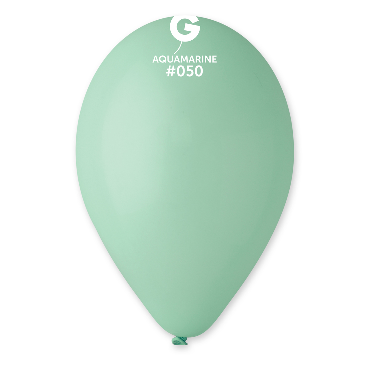 12" Gemar Latex Balloons ( 50pcs) Standard Aquamarine