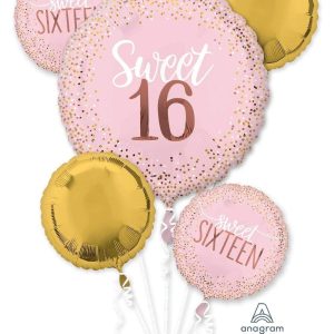 Sweet 16 Foil Balloon Bouquet