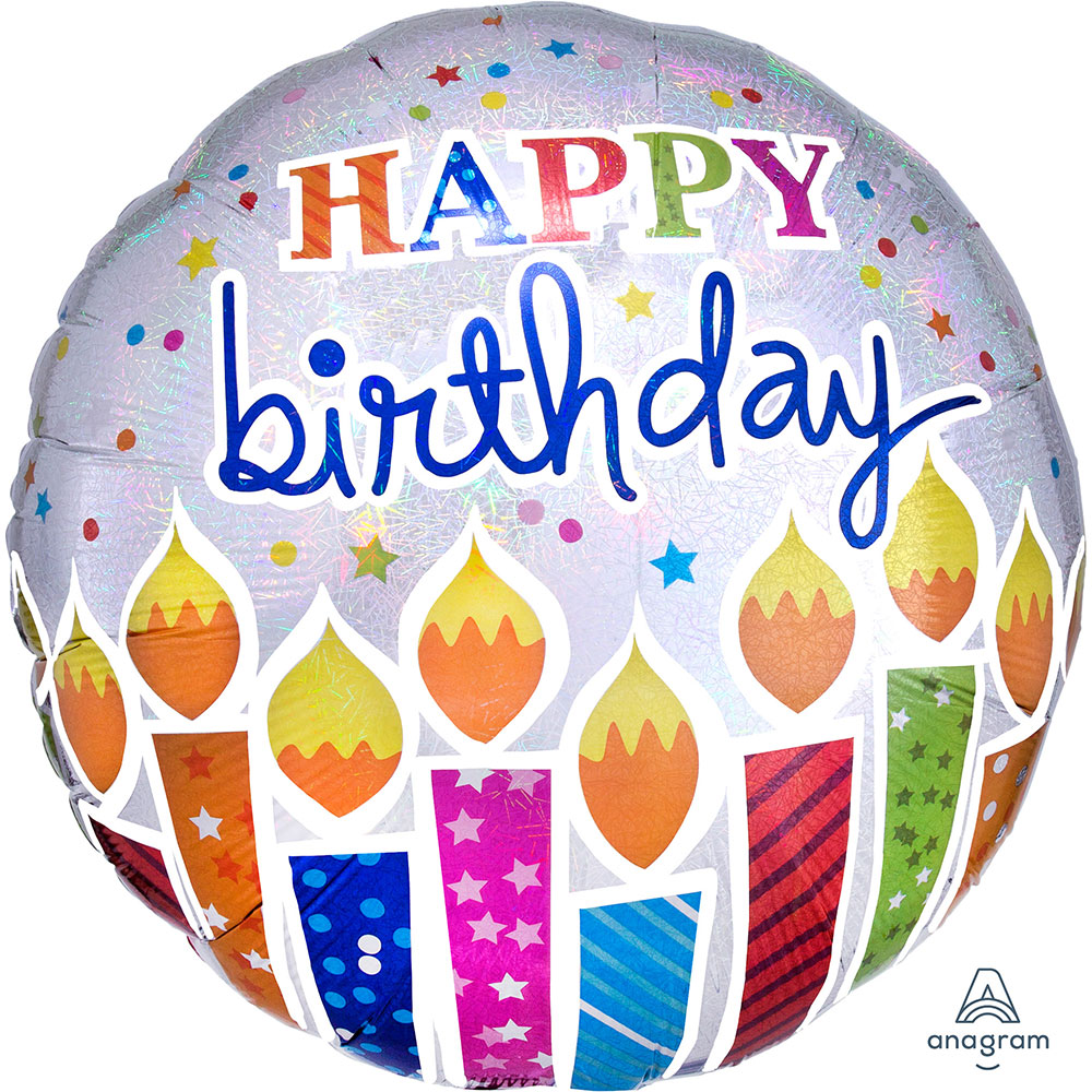 32 inch SHIMMER BIRTHDAY CANDLES