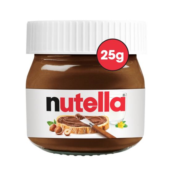 NUTELLA HAZELNUT AND CHOCOLATE SPREAD 25G MINI JAR