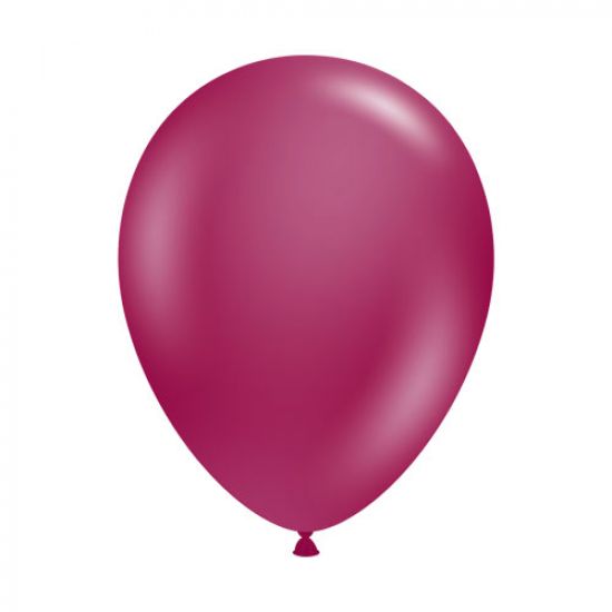 11" Crystal Burgundy Tuftex Latex Balloons 100ct