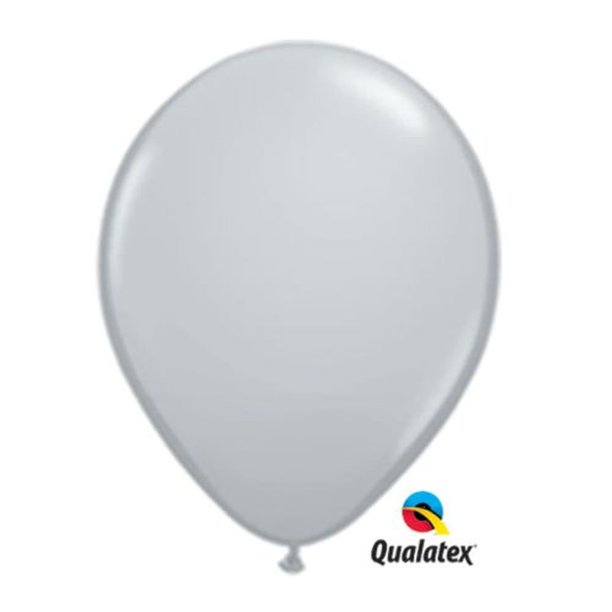 11 inch QUALATEX GRAY 100ct