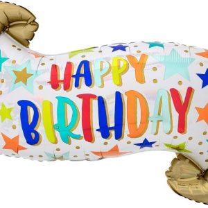 Happy Birthday Banner 39″ Balloon