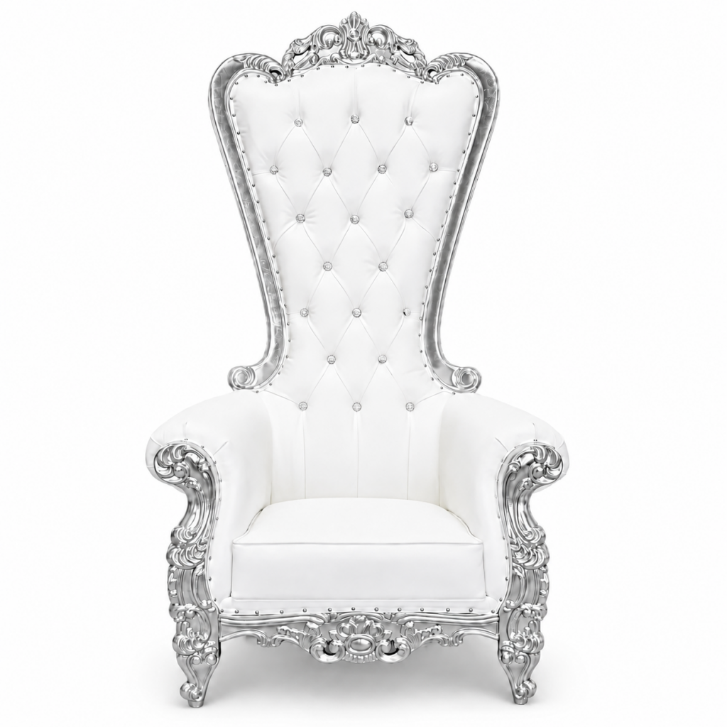 Silver Throne Chair