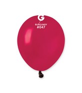 5" Gemar Latex Balloons - Burgund100pcs