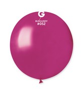 19" Gemar Latex Balloons-Metallic Burgundy 25pcs