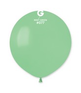 19" Gemar Latex Balloons - Mint Green 25pcs