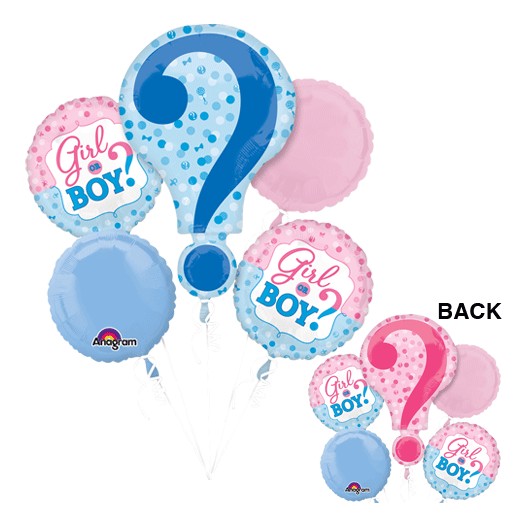 Gender Reveal Foil Bouquet