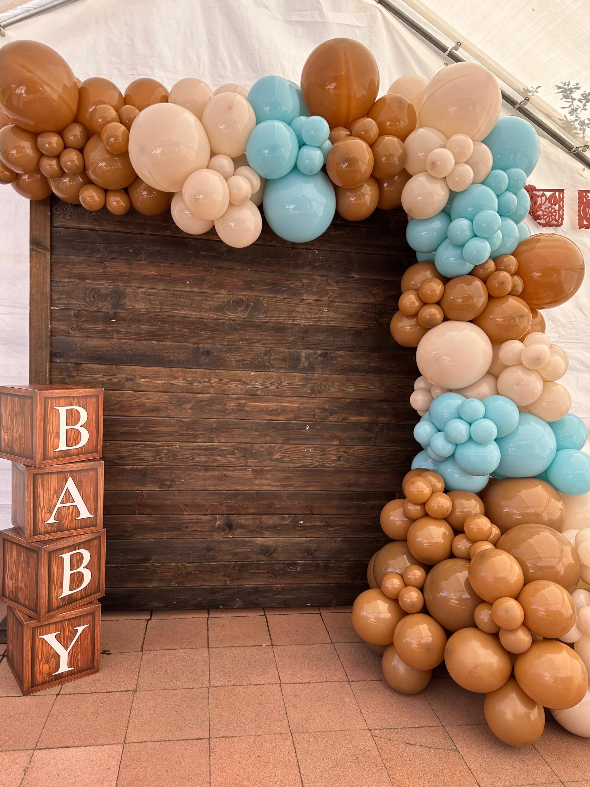 Custom luxury balloon decor setup by Fancy Nanci Balloons