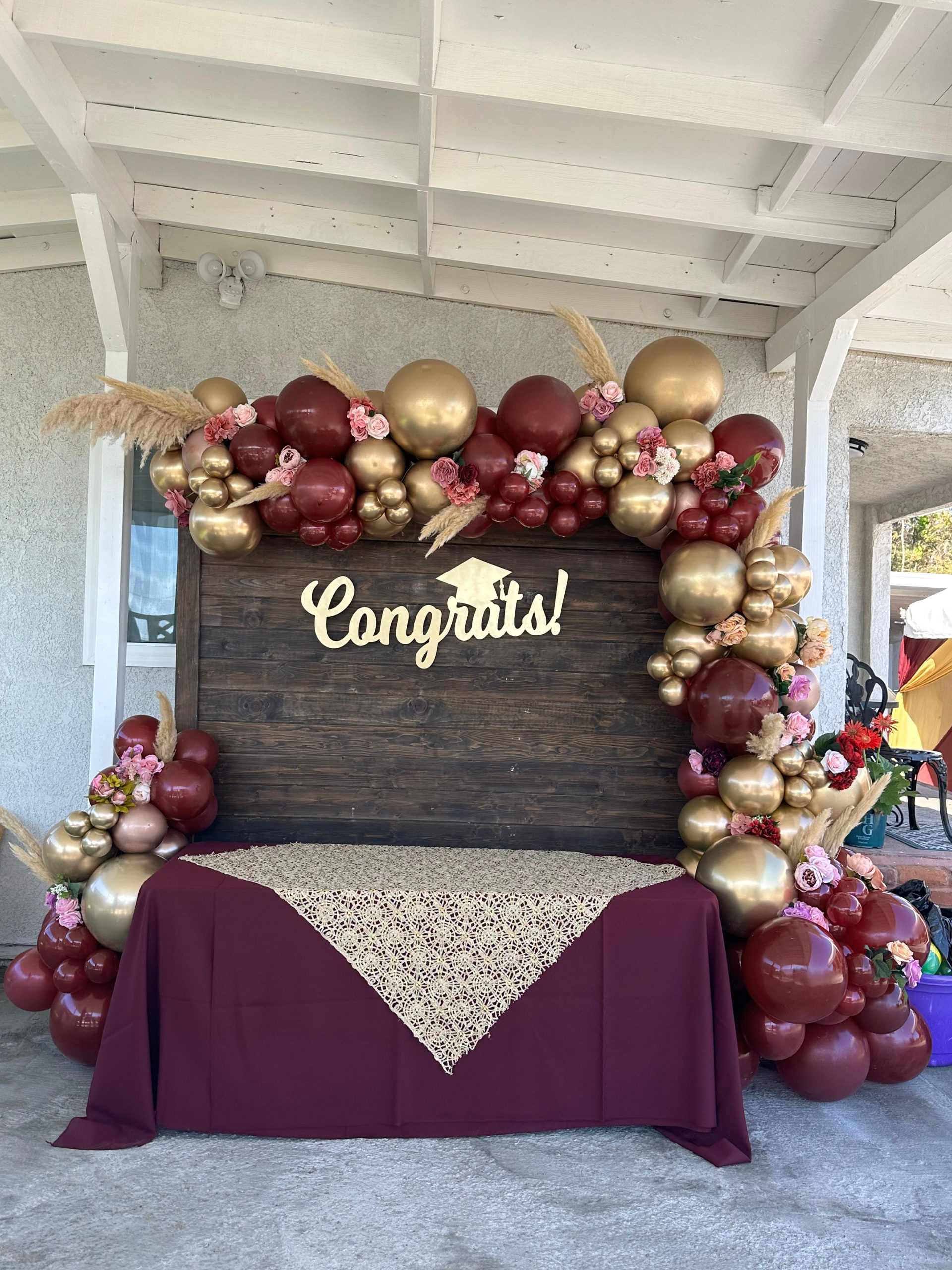 Premium balloon decor with custom colors by Fancy Nanci Balloons