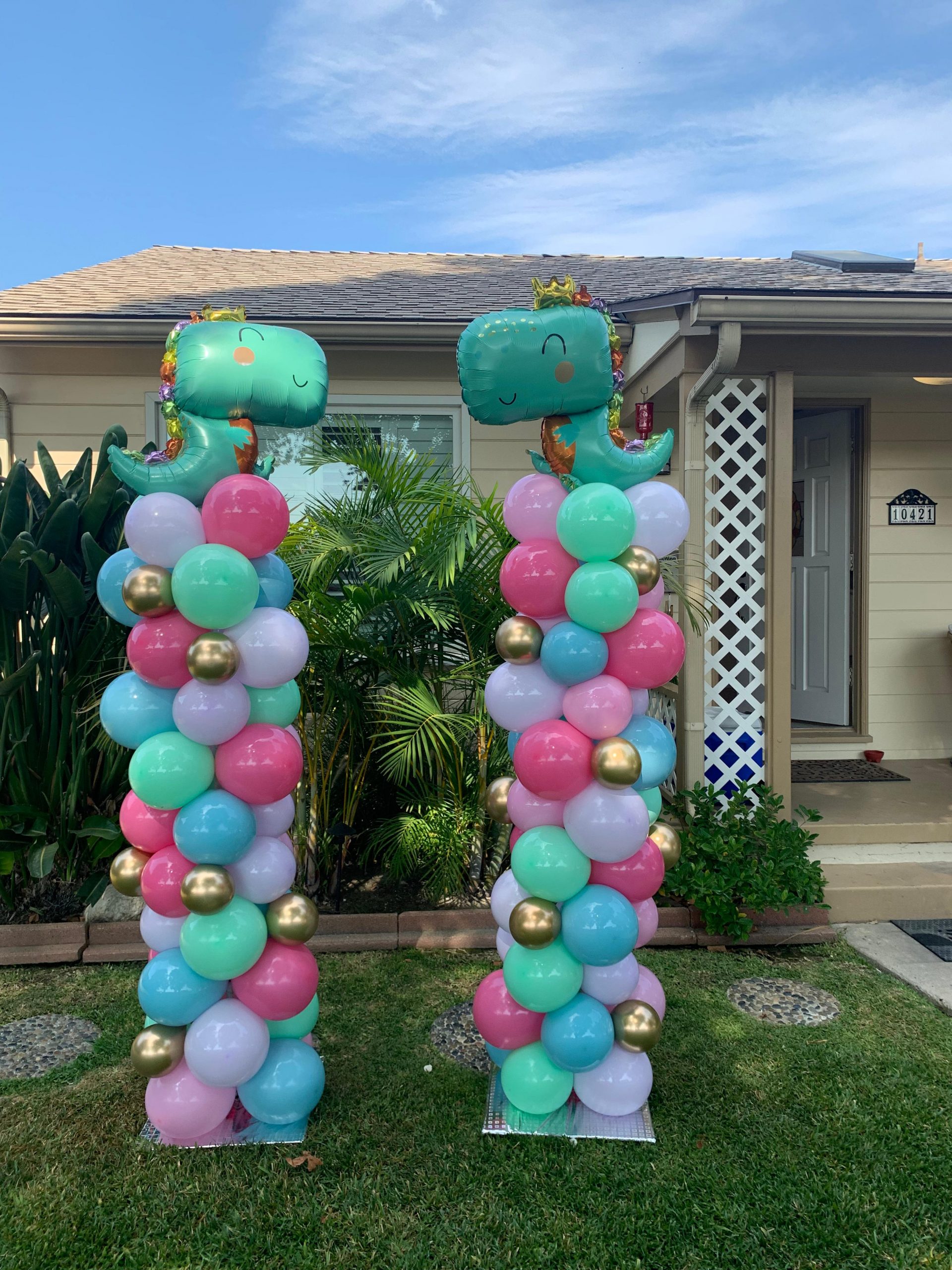 Balloon Column by Fancy Nanci Balloons in Whittier CA
