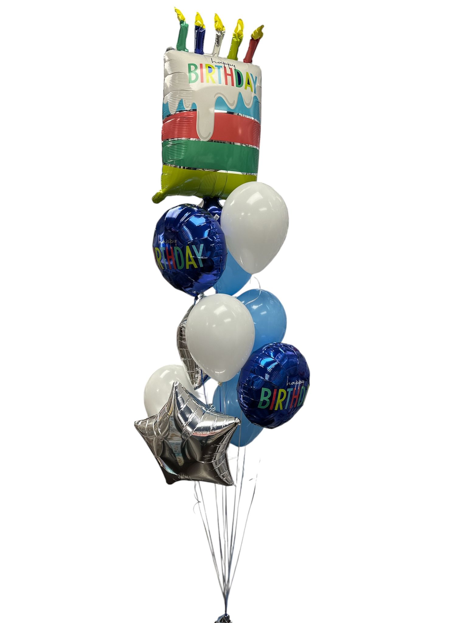 Helium Balloon Bouquet by Fancy Nanci Balloons in Whittier CA