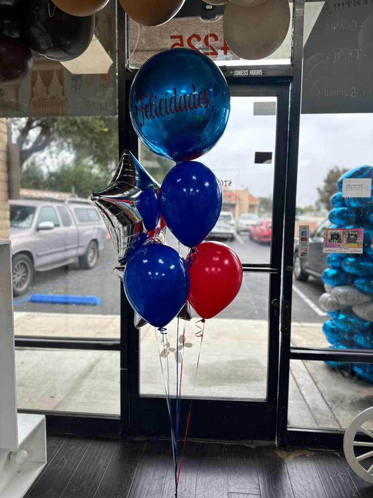 Helium Balloon Bouquet by Fancy Nanci Balloons in Whittier CA