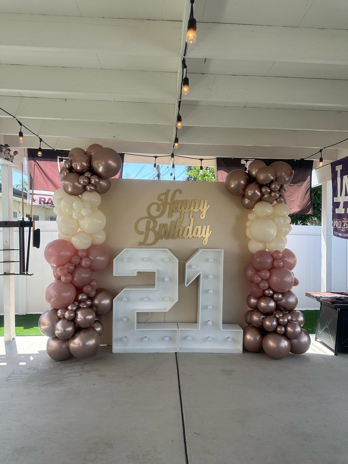 Premium balloon decor and event styling by Fancy Nanci Balloons
