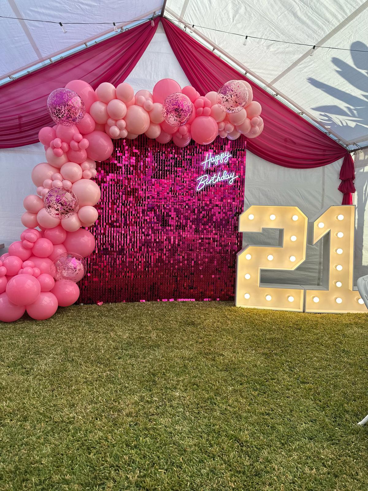 Fancy Deluxe custom balloon arrangement for an event
