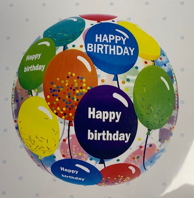 Balloons Happy Birthday Foil