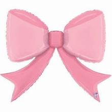 41″ Pretty Pink Bow – Foil Balloon