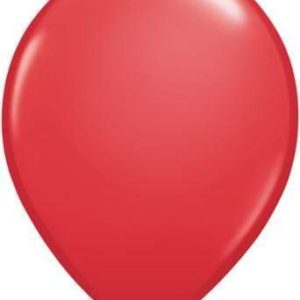 5″ QUALATEX RED/100pcs
