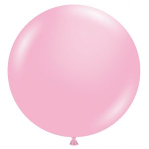 17" Pastel Baby Pink Tuftex Latex Balloons 50ct