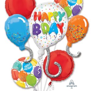 Bouquet Birthday Celebration Foil Balloon