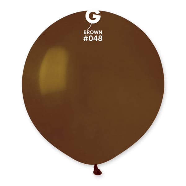 Gemar Brown 19"/latex 25 pcs