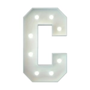 Marquee Letter C