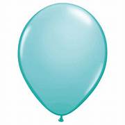 5" Qualatex Latex Balloons Caribbean Blue (100 Per Bag)