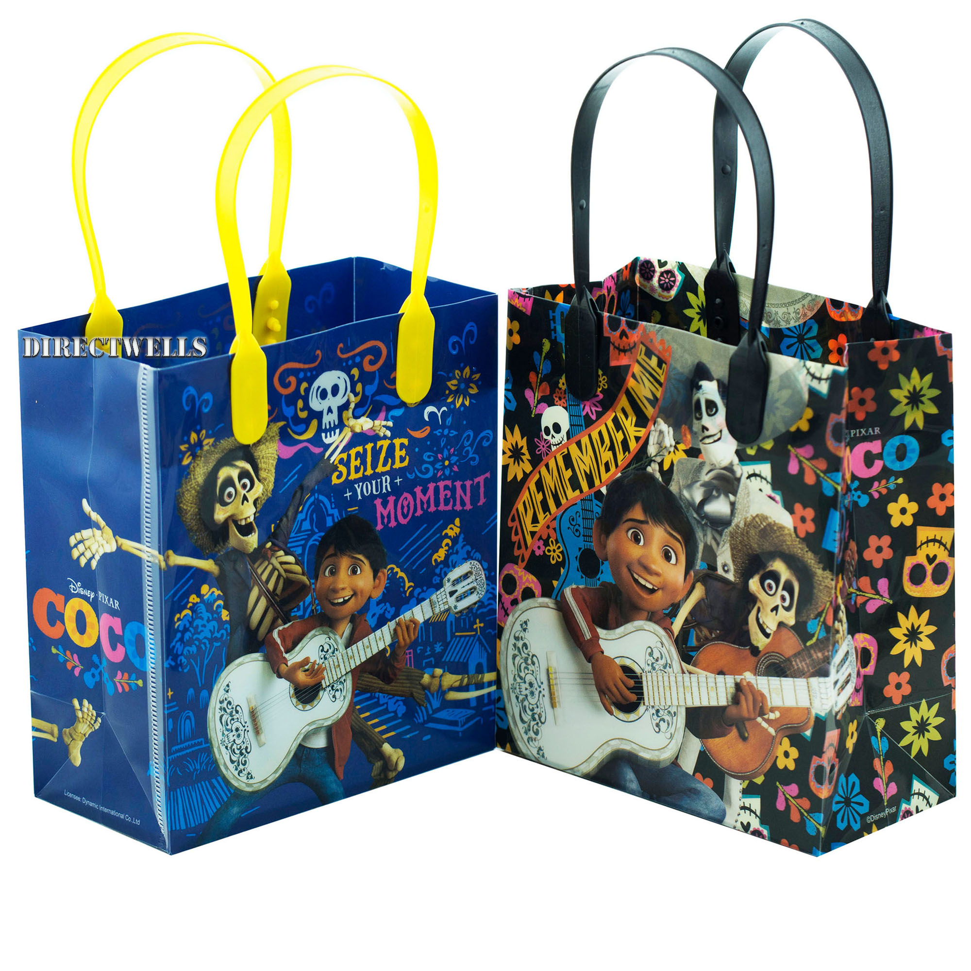 Disney Coco Party Favor Reusable Goodie Small Bags