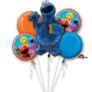 Bouquet Cookie Monster Balloon