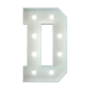 Marquee Letter D