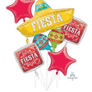 Papel Picado Balloon Bouquet 5pc