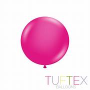 24" Hot Pink Tuftex Latex Balloons 25ct