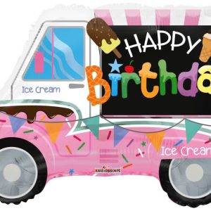26″ HBD Ice Cream Truck – Foil Balloon