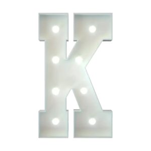 Marquee Letter K