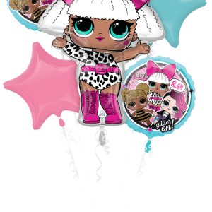 L.O.L. Surprise! Together 4-Eva Foil Balloon Bouquet, 5pc