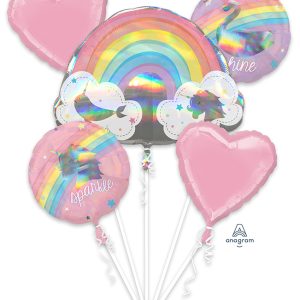 Bouquet Magical Rainbow Foil Balloon
