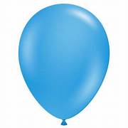 5 inch TUFTEX METALLIC BLUE 50ct