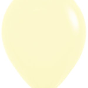 11 inch SEMPERTEX PASTEL MATTE YELLOW