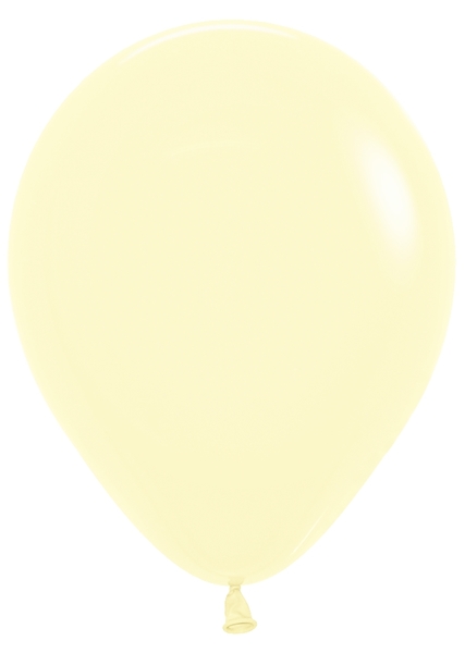 11 inch SEMPERTEX PASTEL MATTE YELLOW