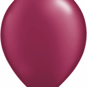 11" Qualatex Latex Balloons Pearl BURGUNDY (100 Per Bag)