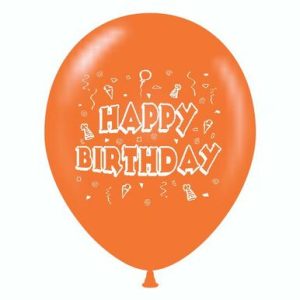 print/crome single latex balloons 12"
