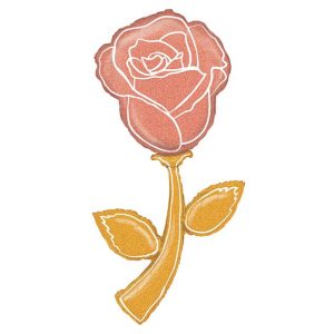 Rose Gold Rose Fresh Pick Foil