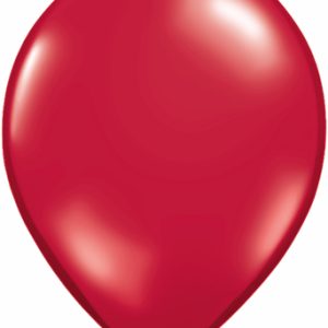 11" Qualatex Latex Balloons (100 Per Bag) Jewel Ruby Red