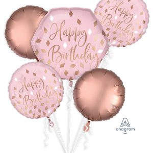 Bouquet Blush Birthday Foil Balloon