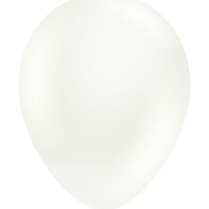 17" White (50pcs) TufTex Balloons
