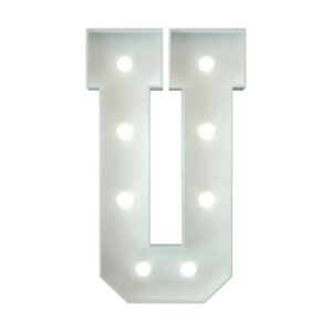 Marquee Letter U