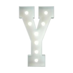 Marquee Letter Y